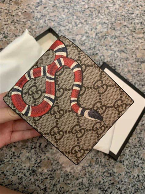 replica gucci snake wallet|gucci wallet snake original.